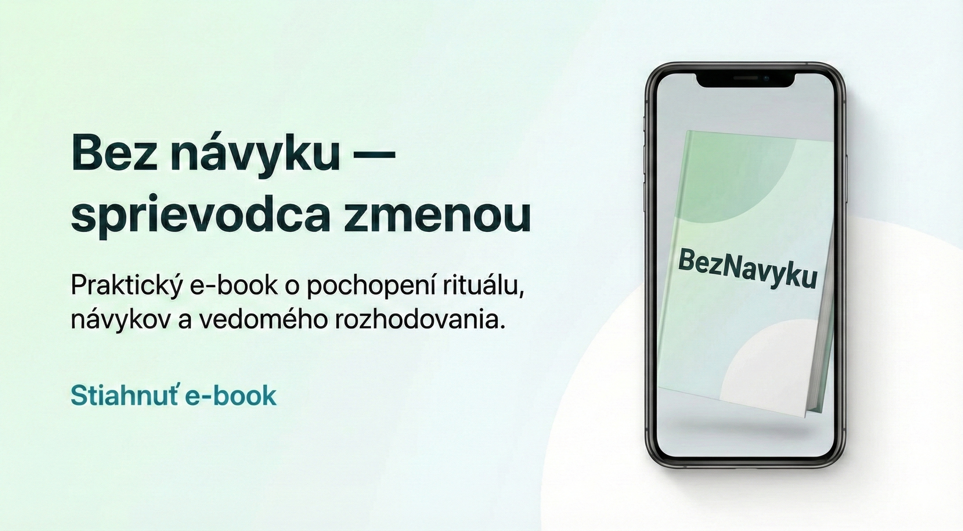 E-book Bez Návyku ako sprievodca zmenou