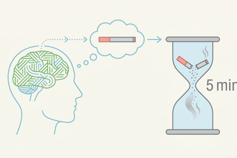 Prežiješ 5 minút? Takto dlho trvá chuť na cigaretu.